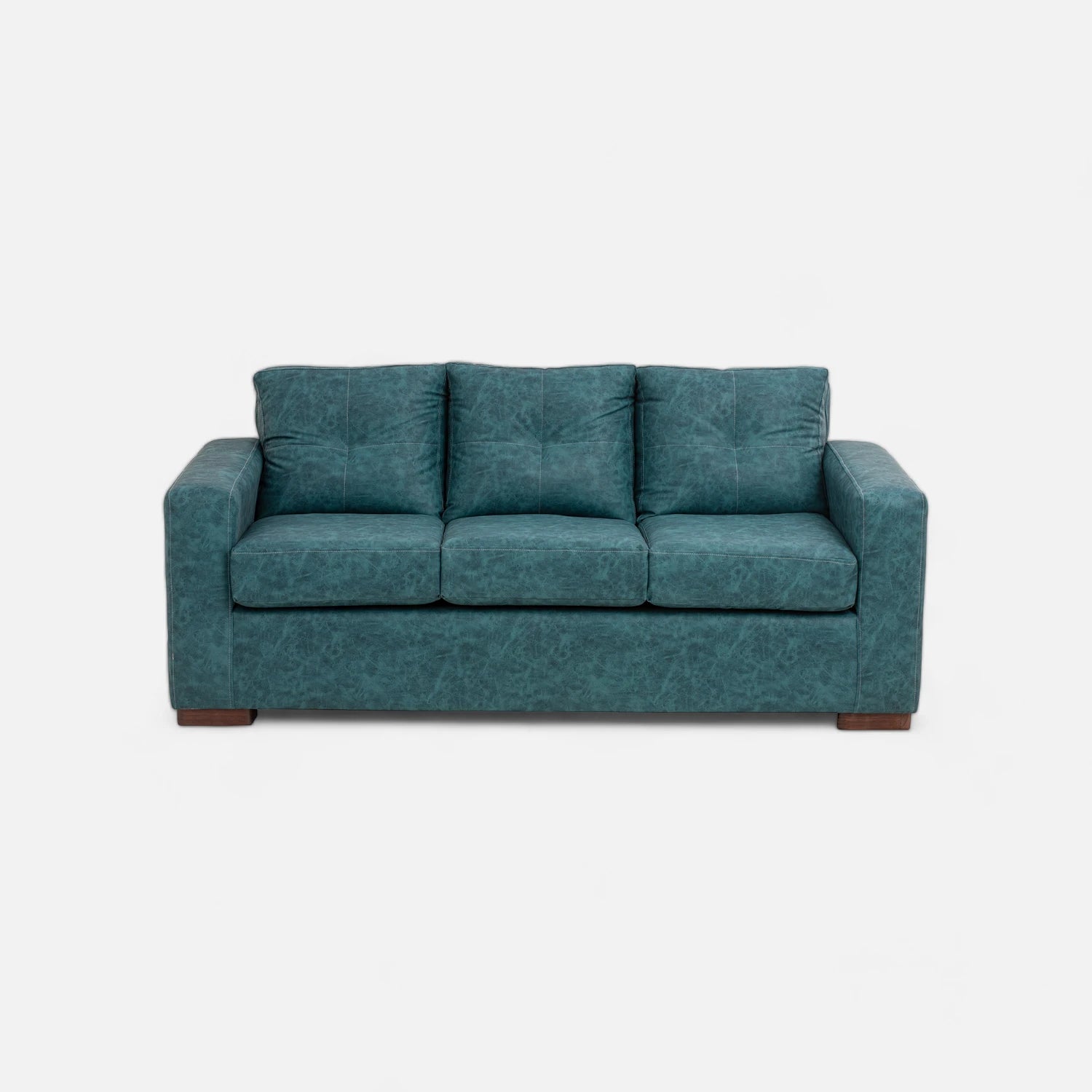 Living Franco 321 - Cuero Sintético Auris Azul Petróleo