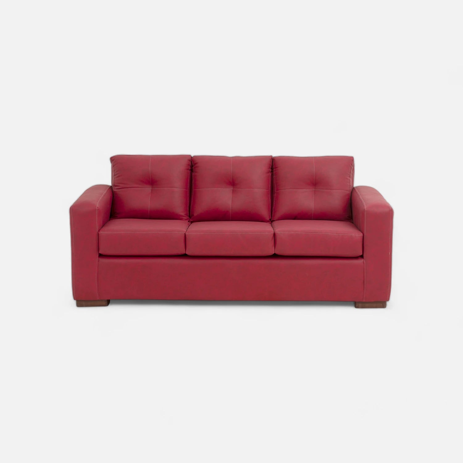 Living Franco 321 - Cuero Sintético Auris Burdeo