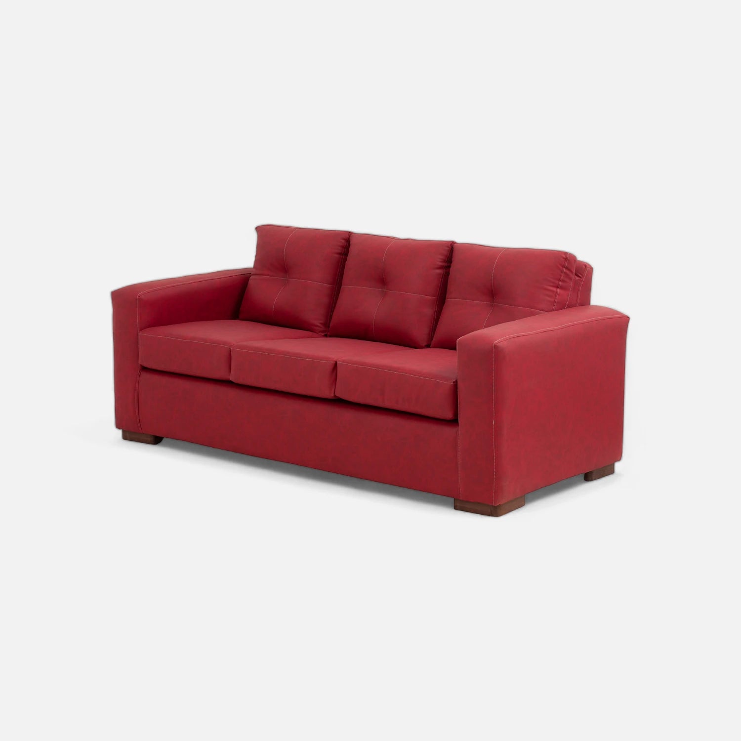 Living Franco 321 - Cuero Sintético Auris Burdeo