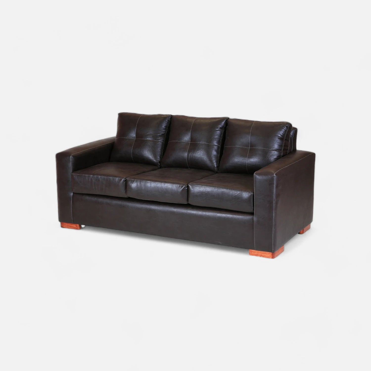 Living Franco 311 - Cuero Sintético Pu Café Moro