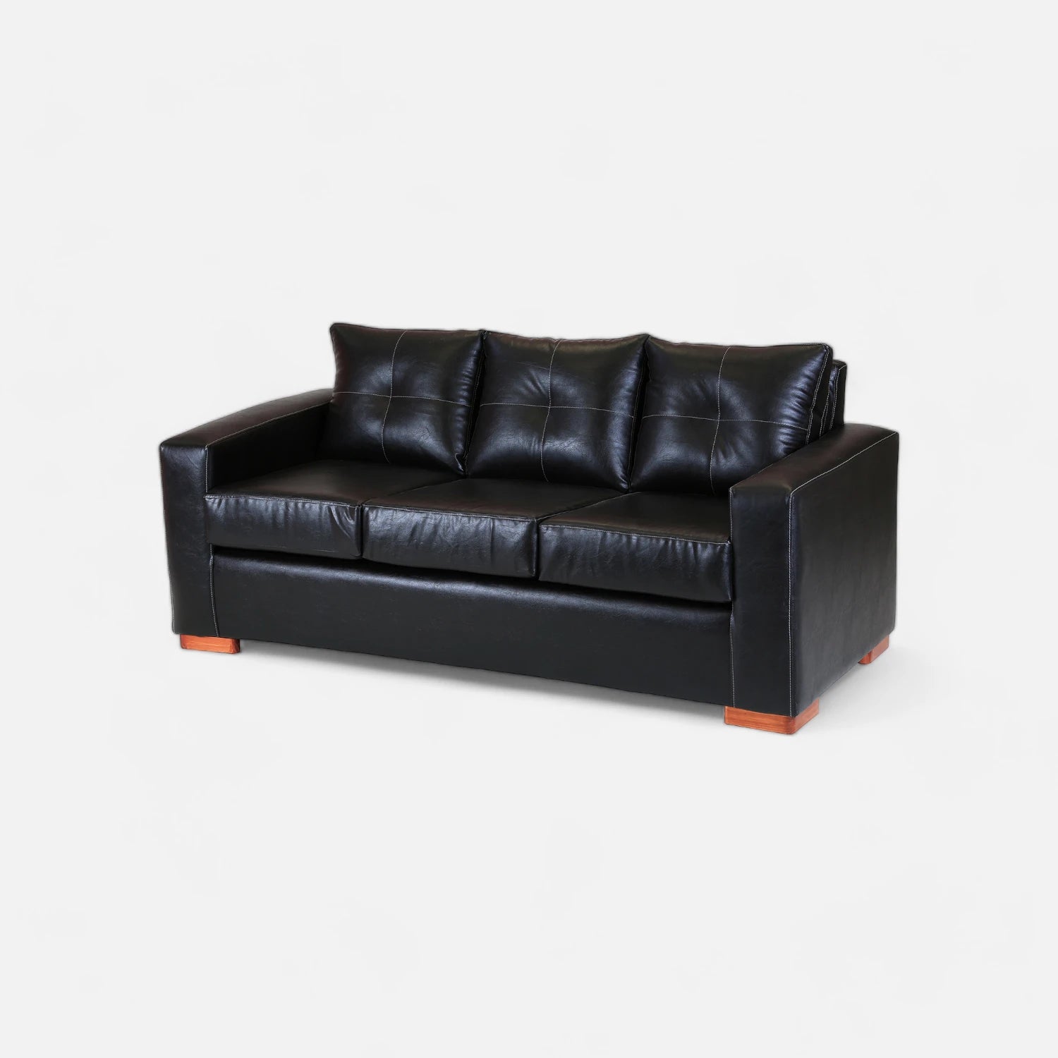 Living Franco 321 - Cuero Sintético Pu Negro