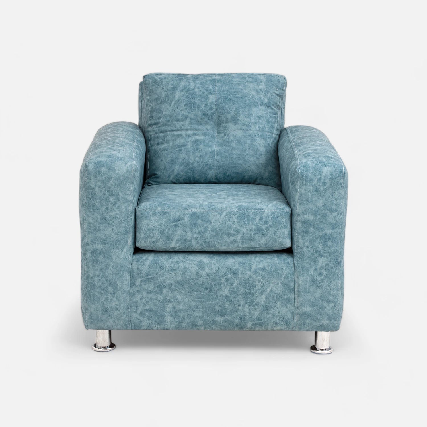 Living George 211 - Cuero Sintético Auris Azul Claro