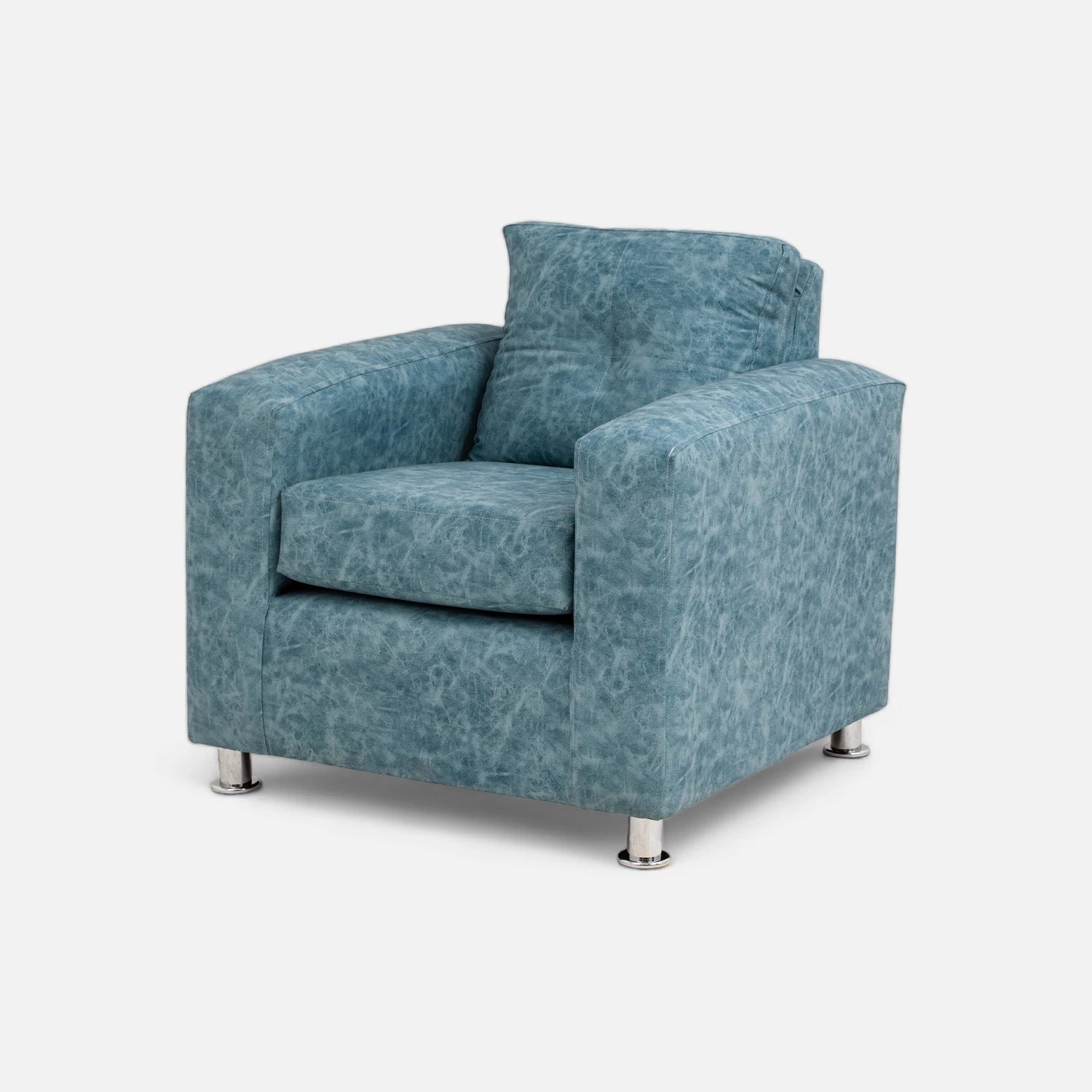 Living George 211 - Cuero Sintético Auris Azul Claro