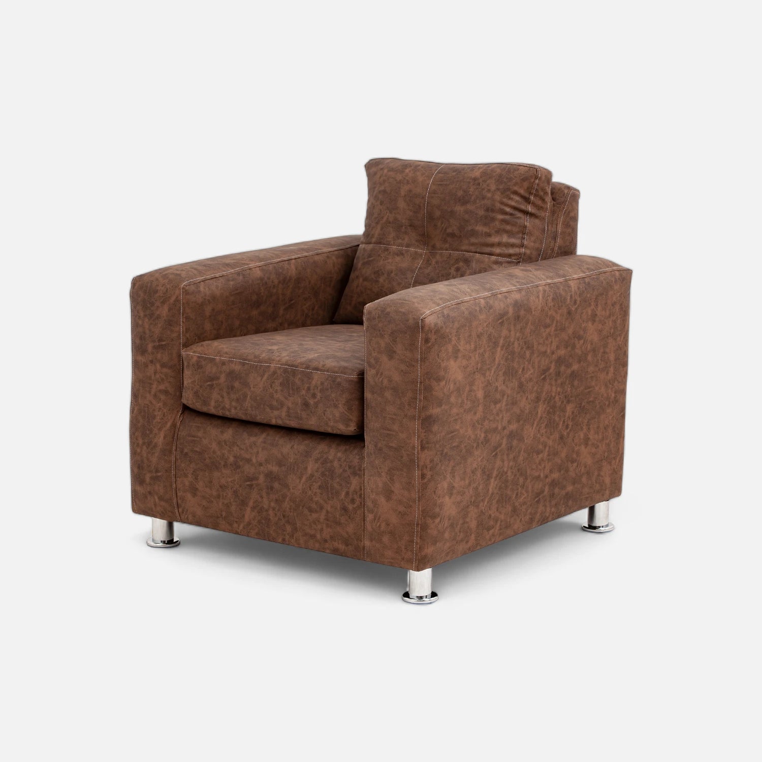 Living George 211 - Cuero Sintético Auris Café