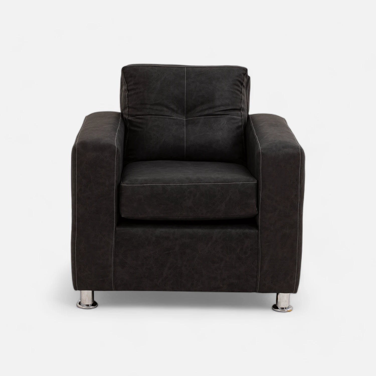 Living George 311 - Cuero Sintético Auris Negro