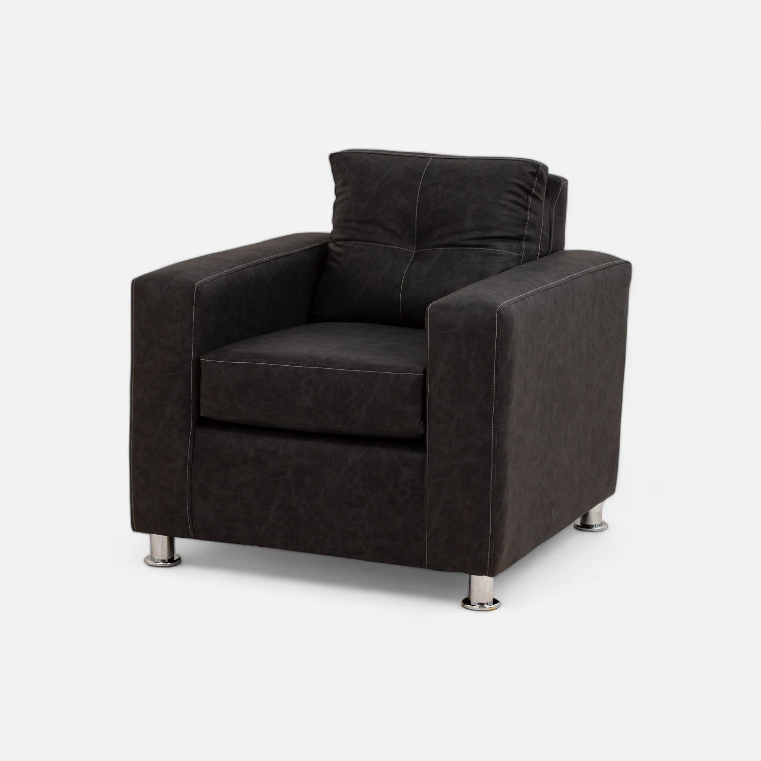 Living George 211 - Cuero Sintético Auris Negro