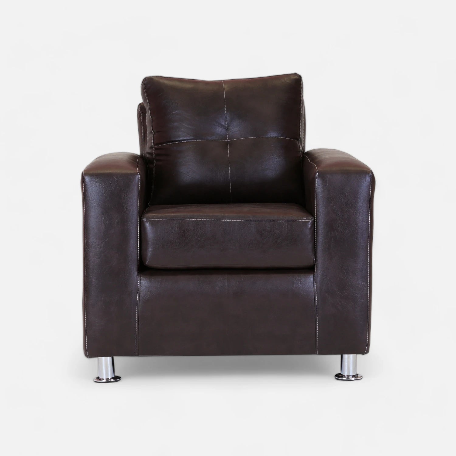 Living George 211 - Cuero Sintético Pu Café Moro