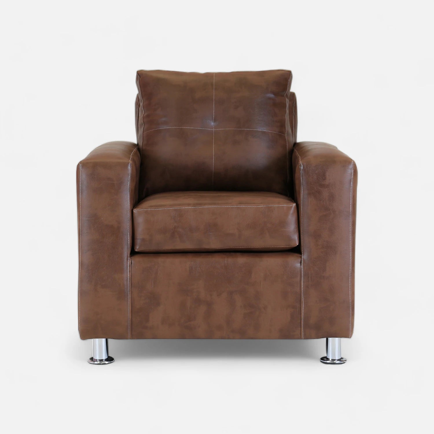 Living George 211 - Cuero Sintético Pu Caramelo