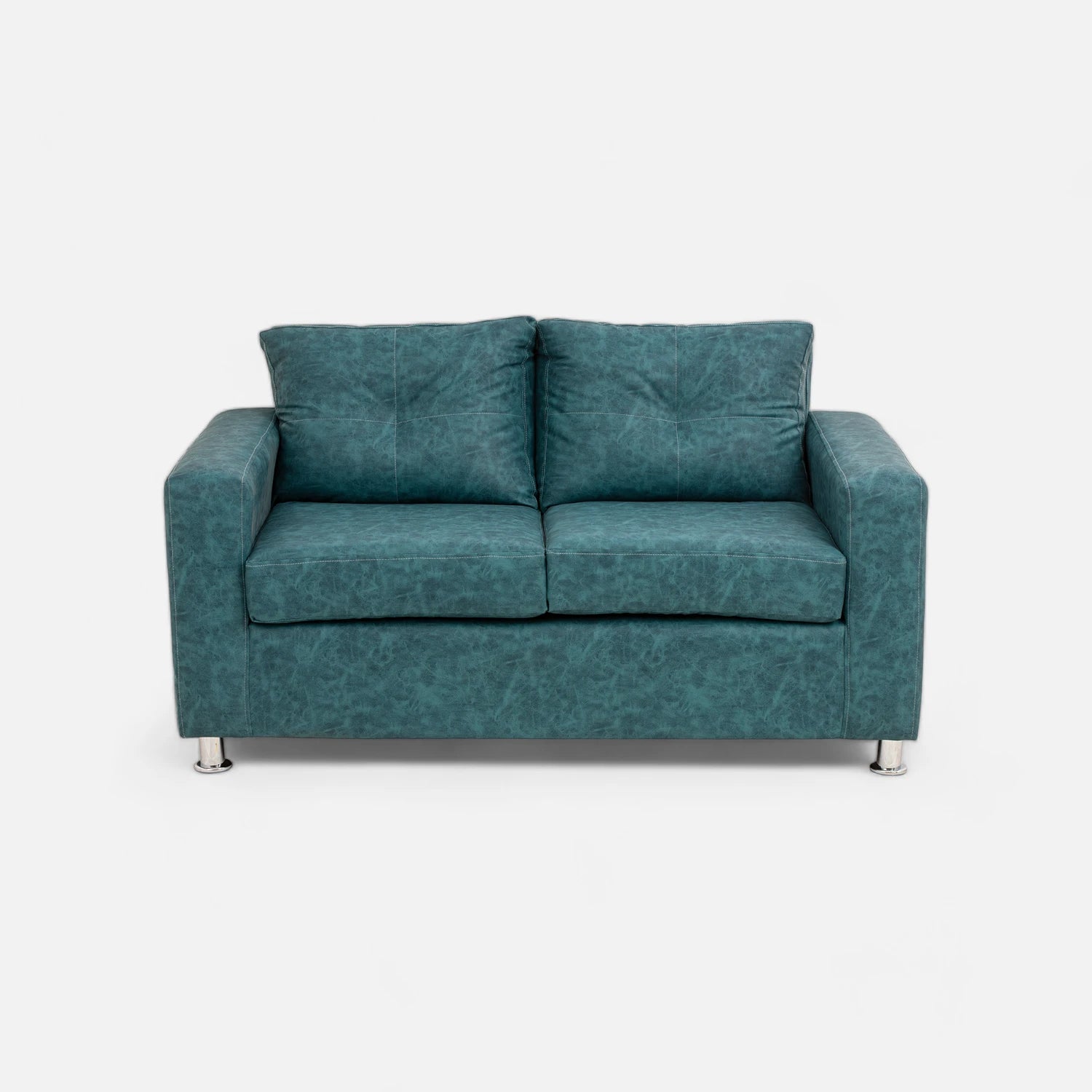 Living George 32 - Cuero Sintético Auris Azul Petróleo