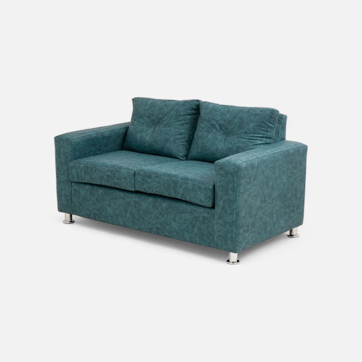 Living George 32 - Cuero Sintético Auris Azul Petróleo