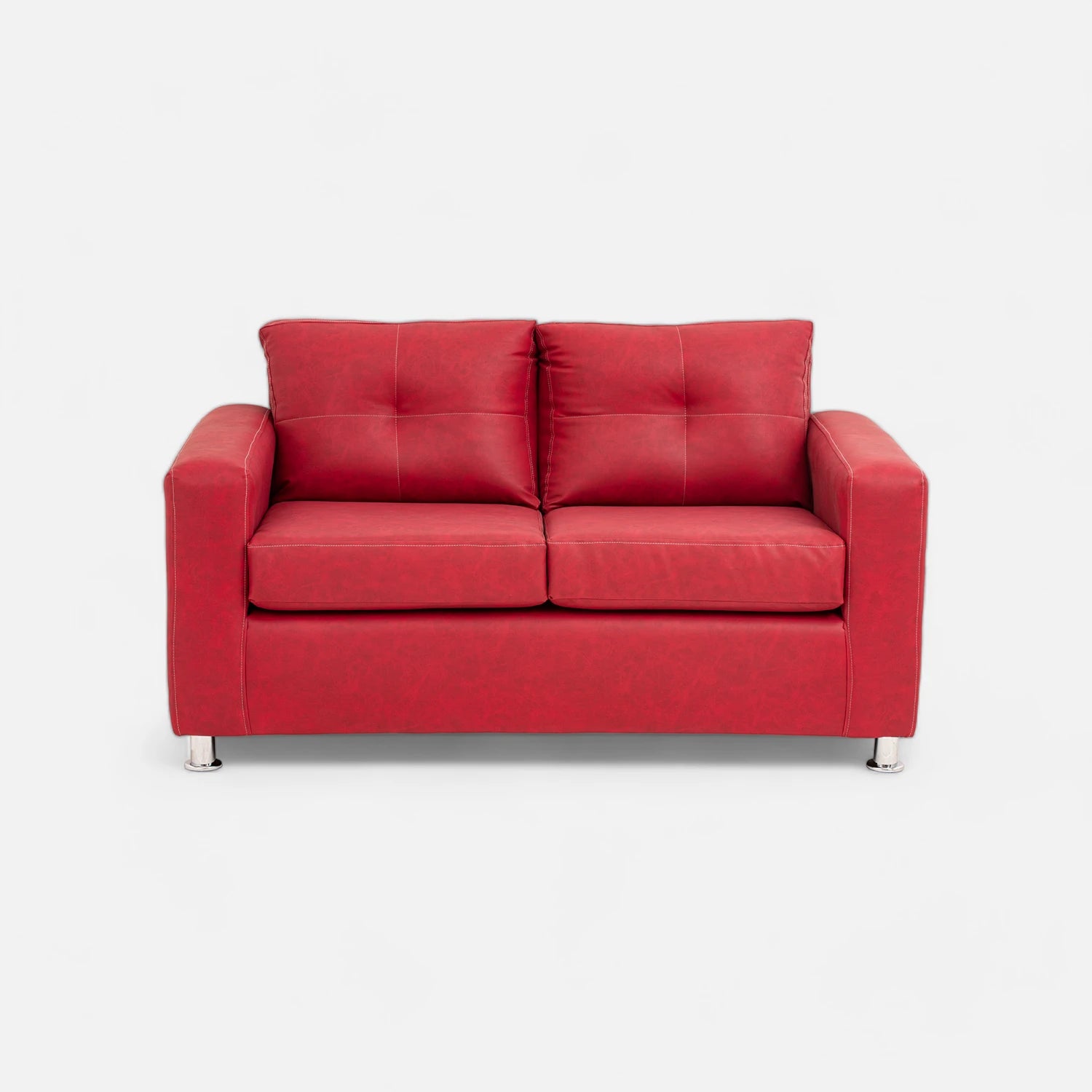 Living George 321 - Cuero Sintético Auris Burdeo