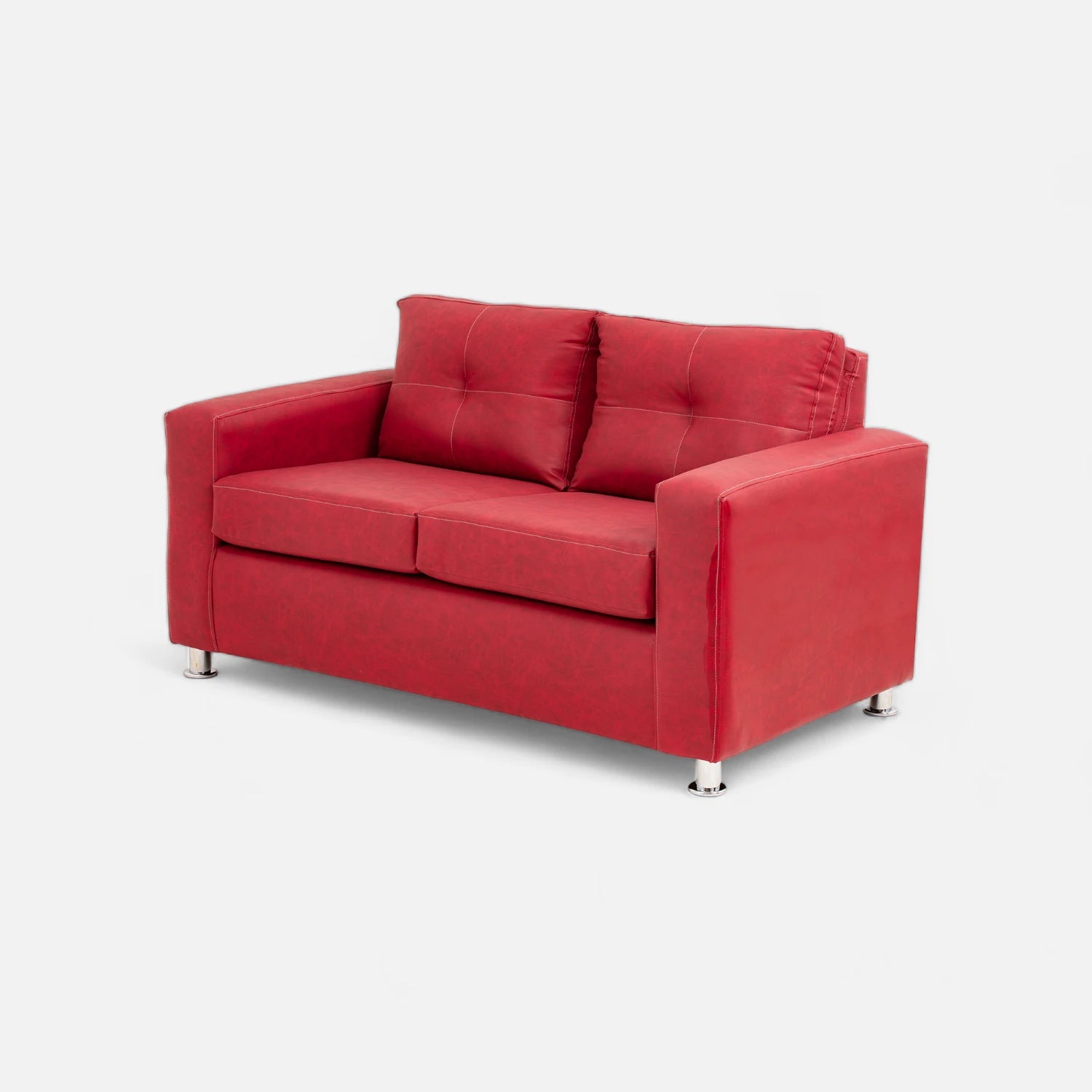 Living George 211 - Cuero Sintético Auris Burdeo