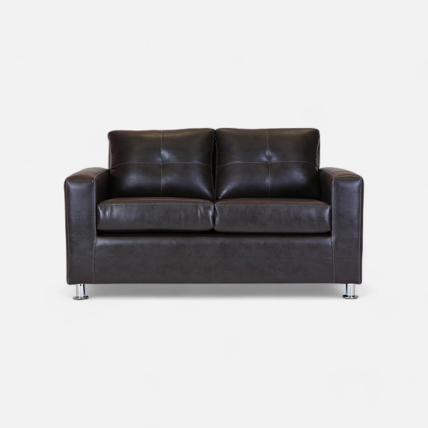 Living George 321 - Cuero Sintético Pu Café Moro