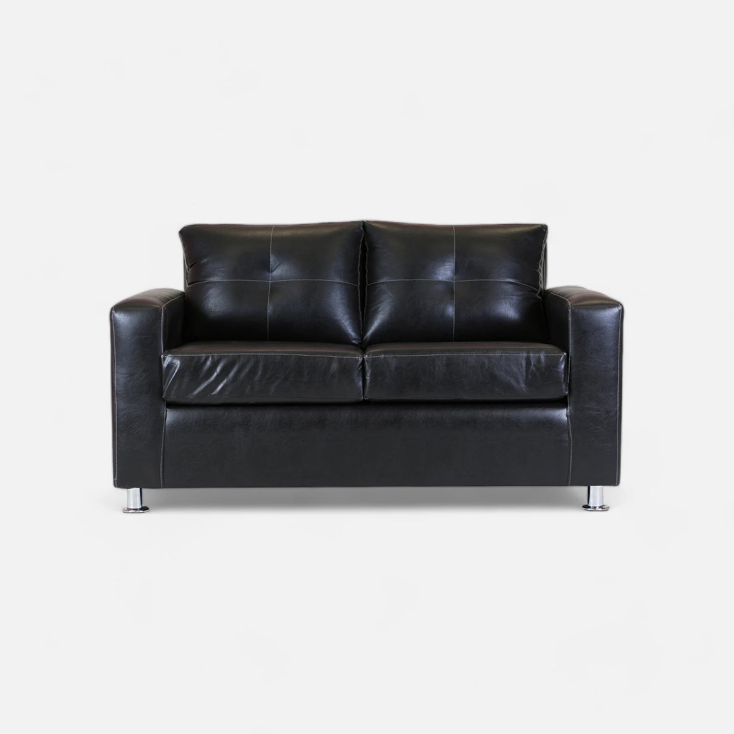 Living George 321 - Cuero Sintético Pu Negro
