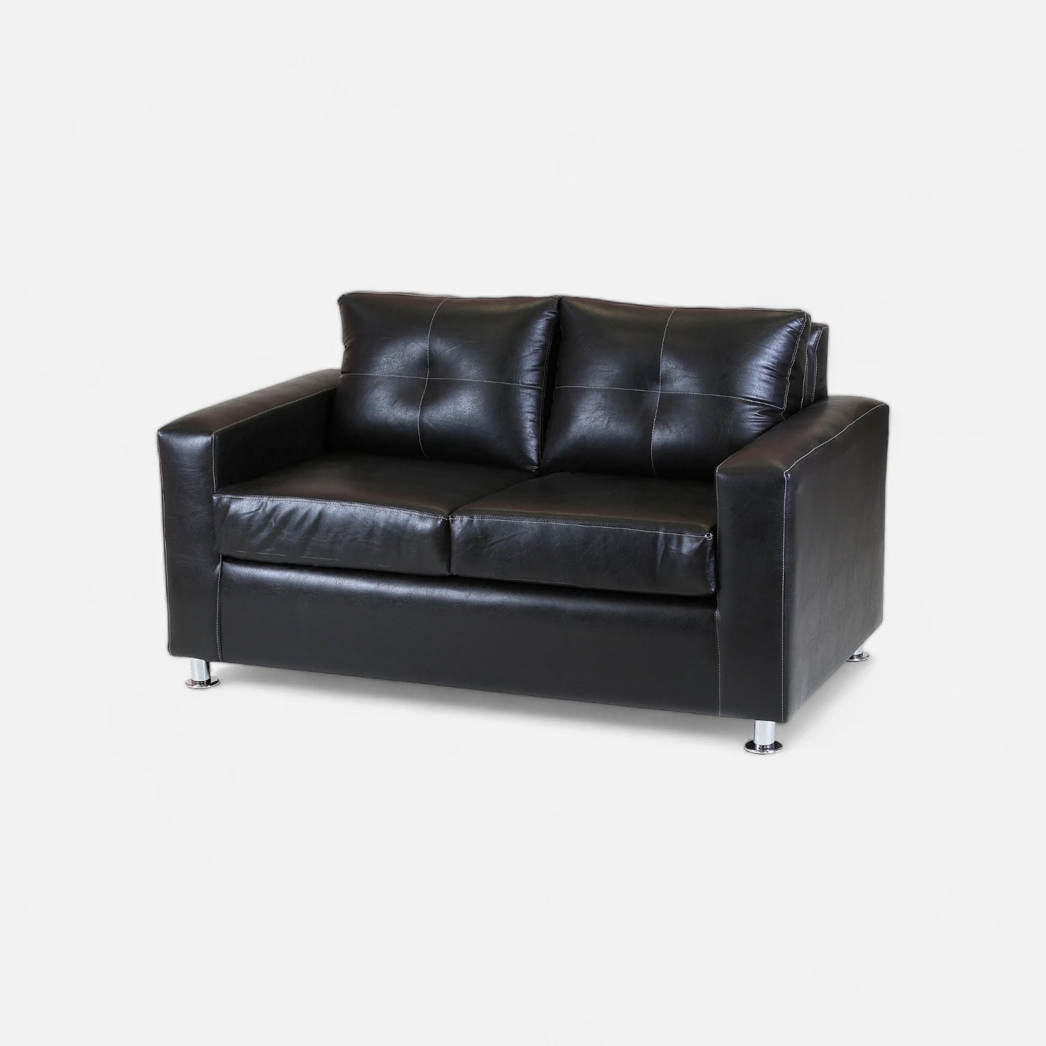 Living George 321 - Cuero Sintético Pu Negro