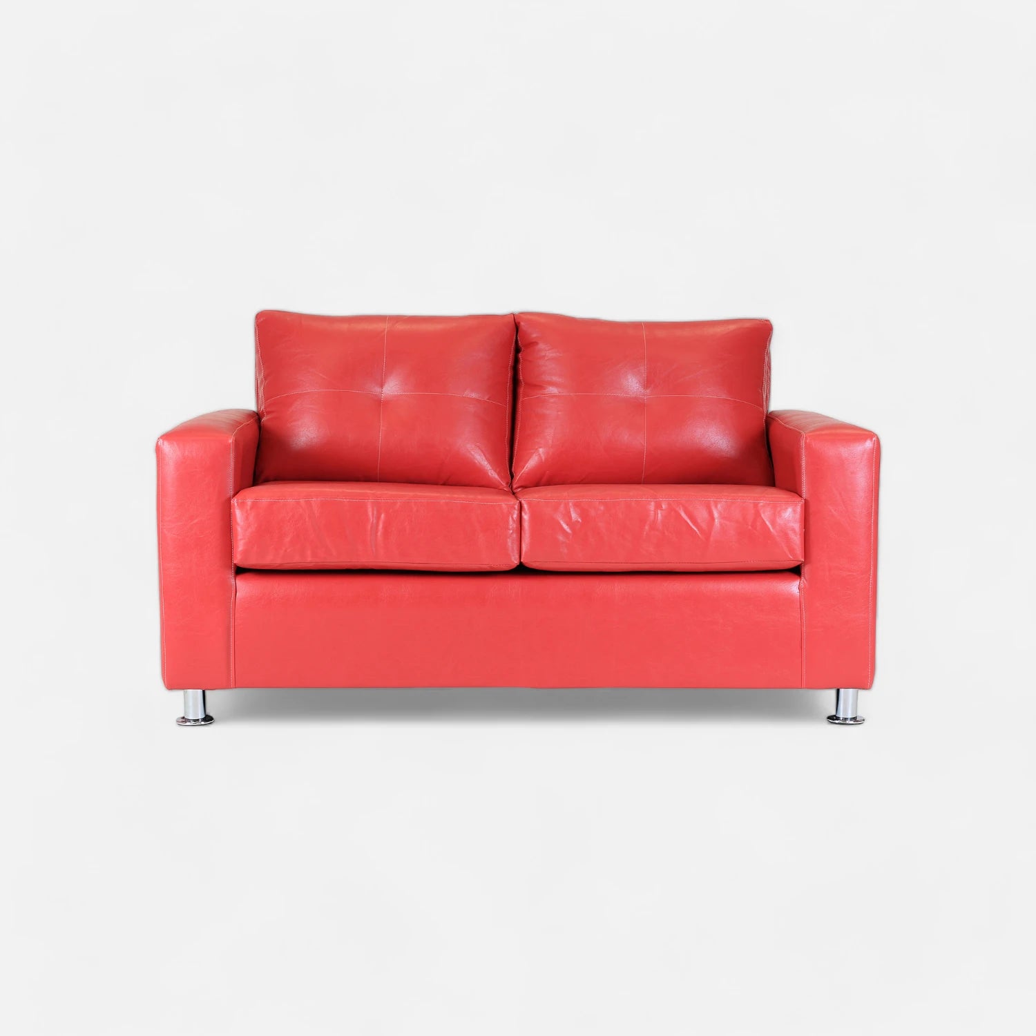 Living George 211 - Cuero Sintético Pu Rojo