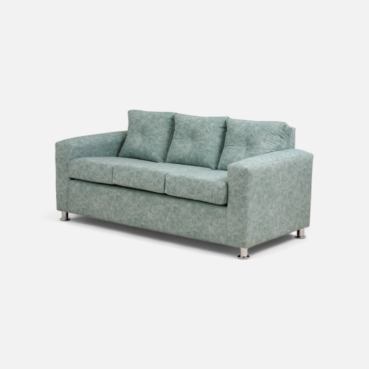 Living George 311 - Cuero Sintético Auris Verde Agua
