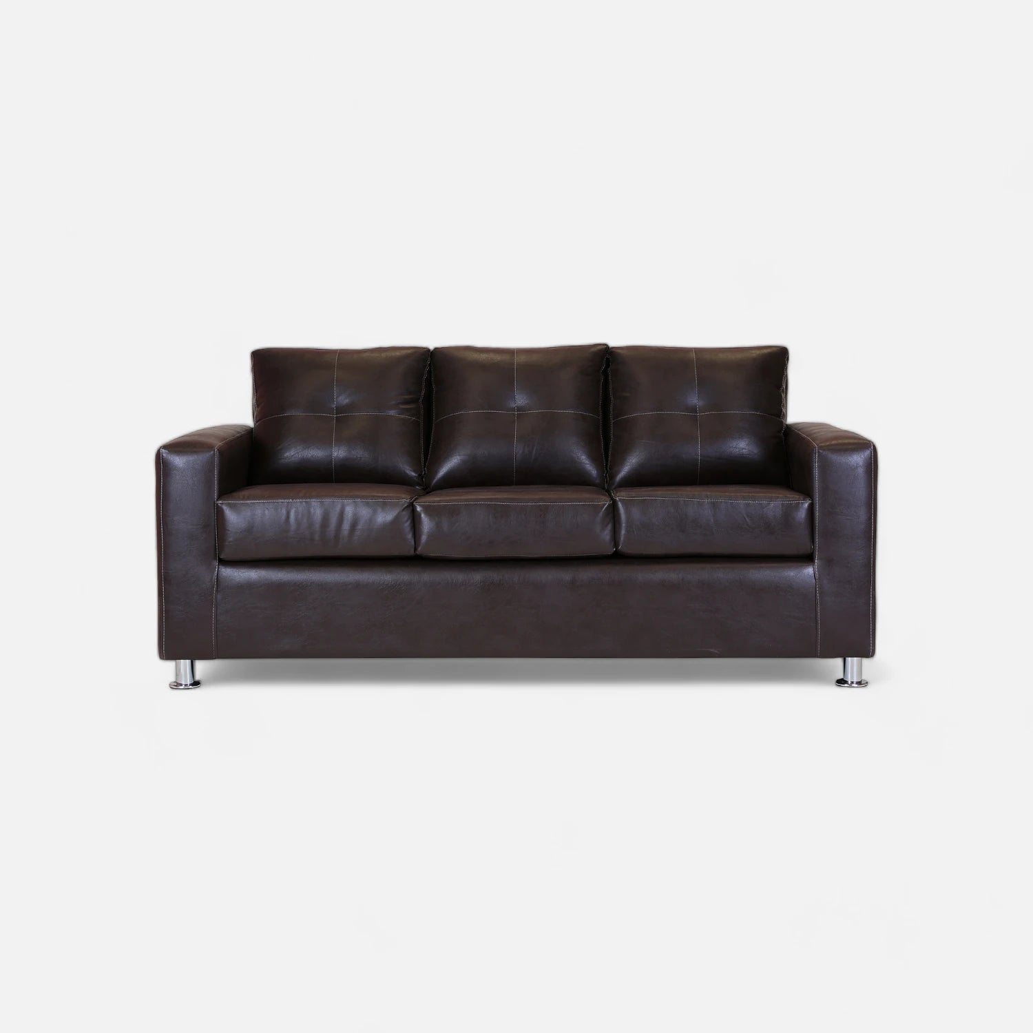 Living George 321 - Cuero Sintético Pu Café Moro