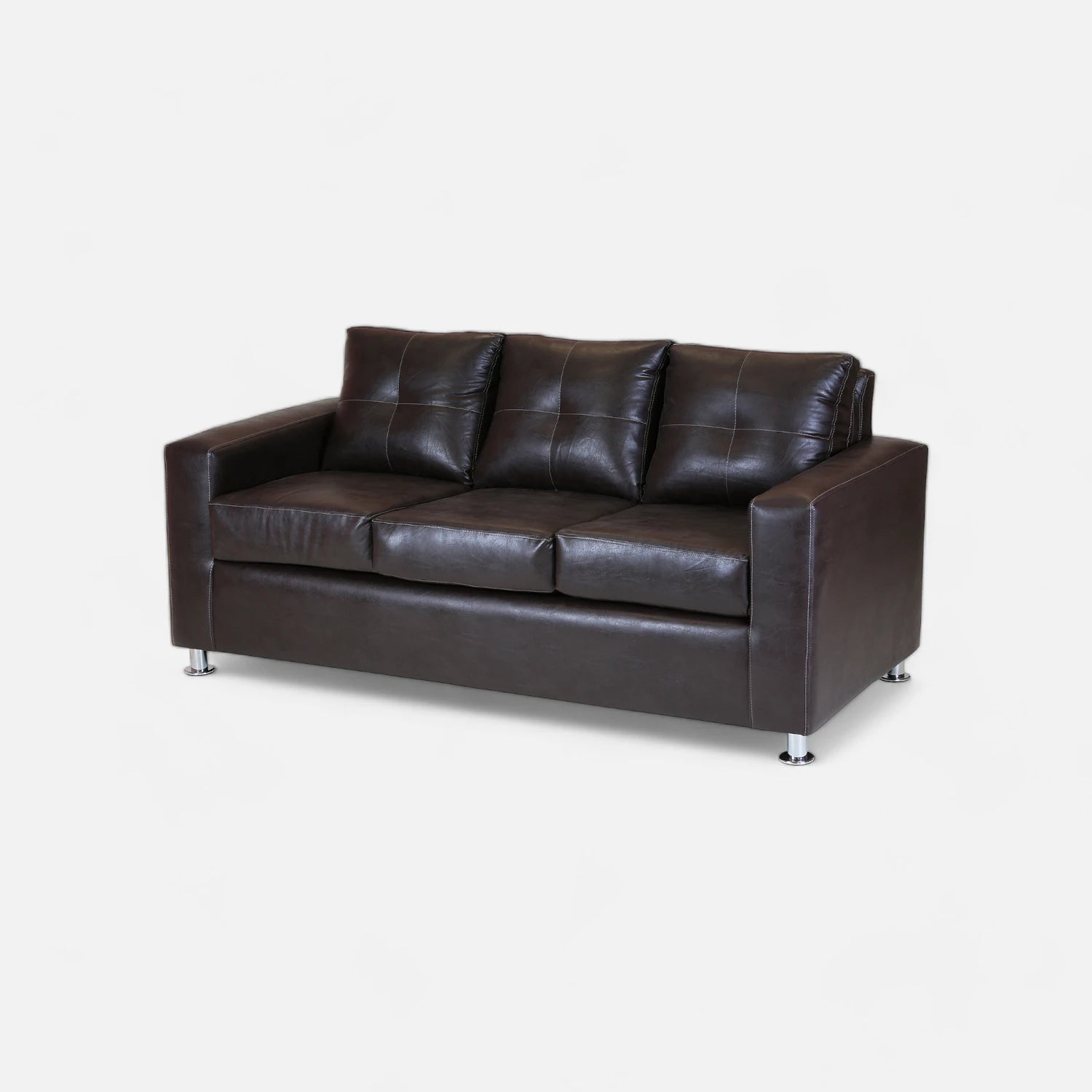 Living George 321 - Cuero Sintético Pu Café Moro