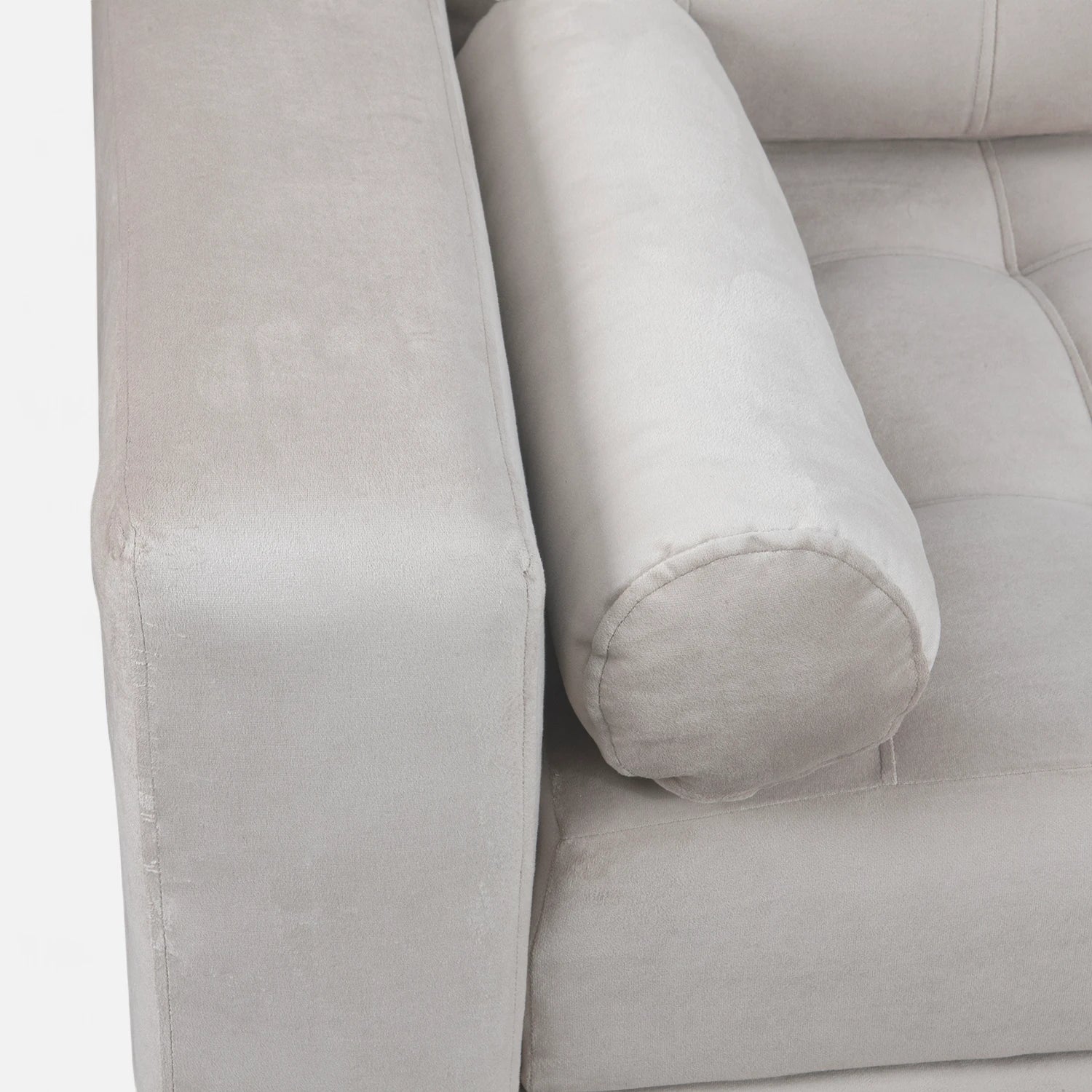 Sofá Cama Ciprés - Tela Felpa Beige