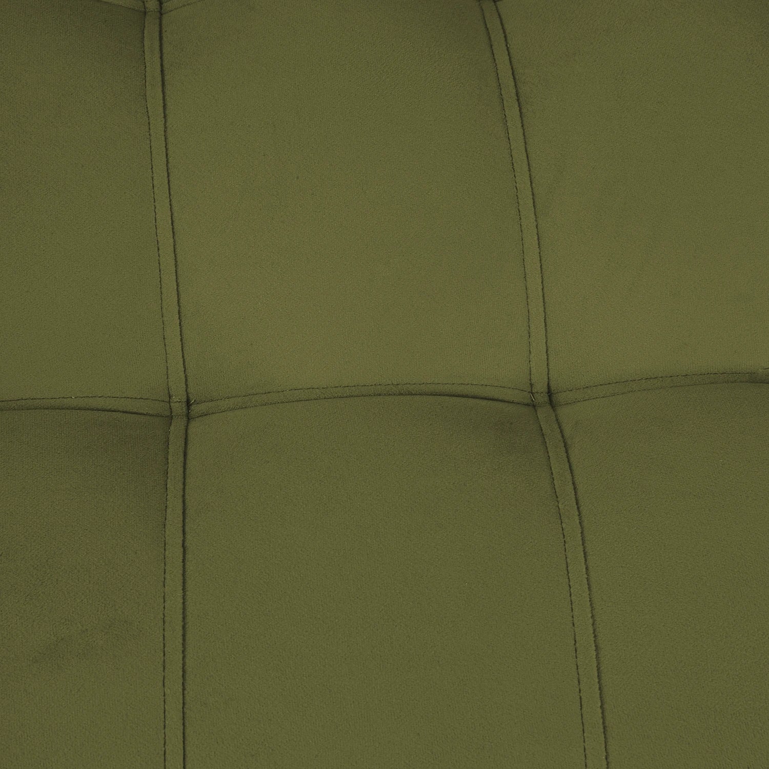 Sofá Cama Ciprés - Tela Felpa Verde Musgo