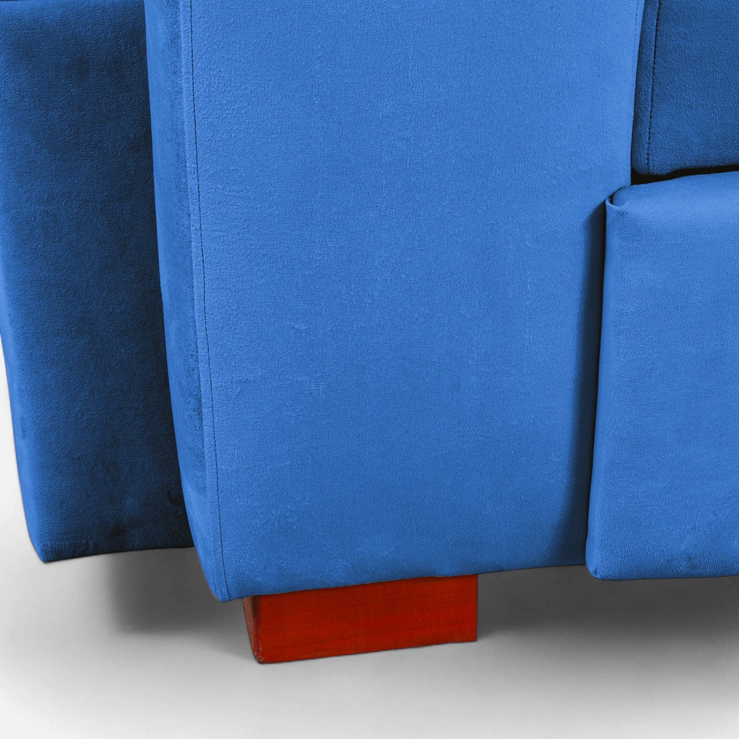 Sofá Cama Romeo - Tela Felpa Azul Petróleo