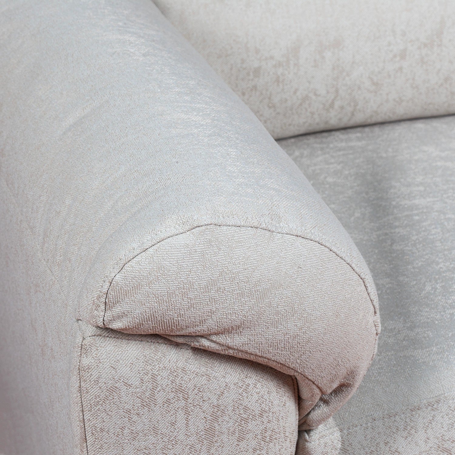 Sofá Ivannia 3 Cuerpos - Tela Lino Sidelli Beige