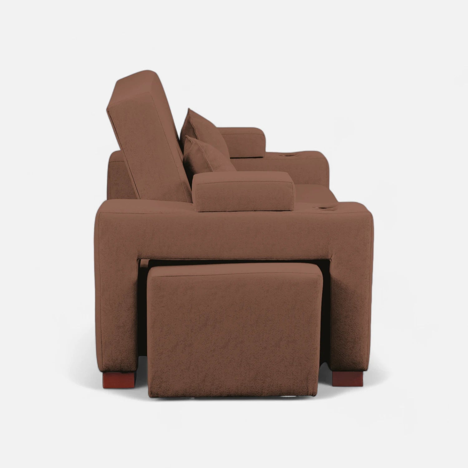 Sofá Cama Romeo - Tela Lino Sidelli Café