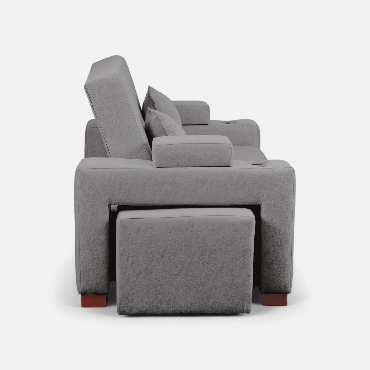 Sofá Cama Romeo - Tela Lino Sidelli Gris