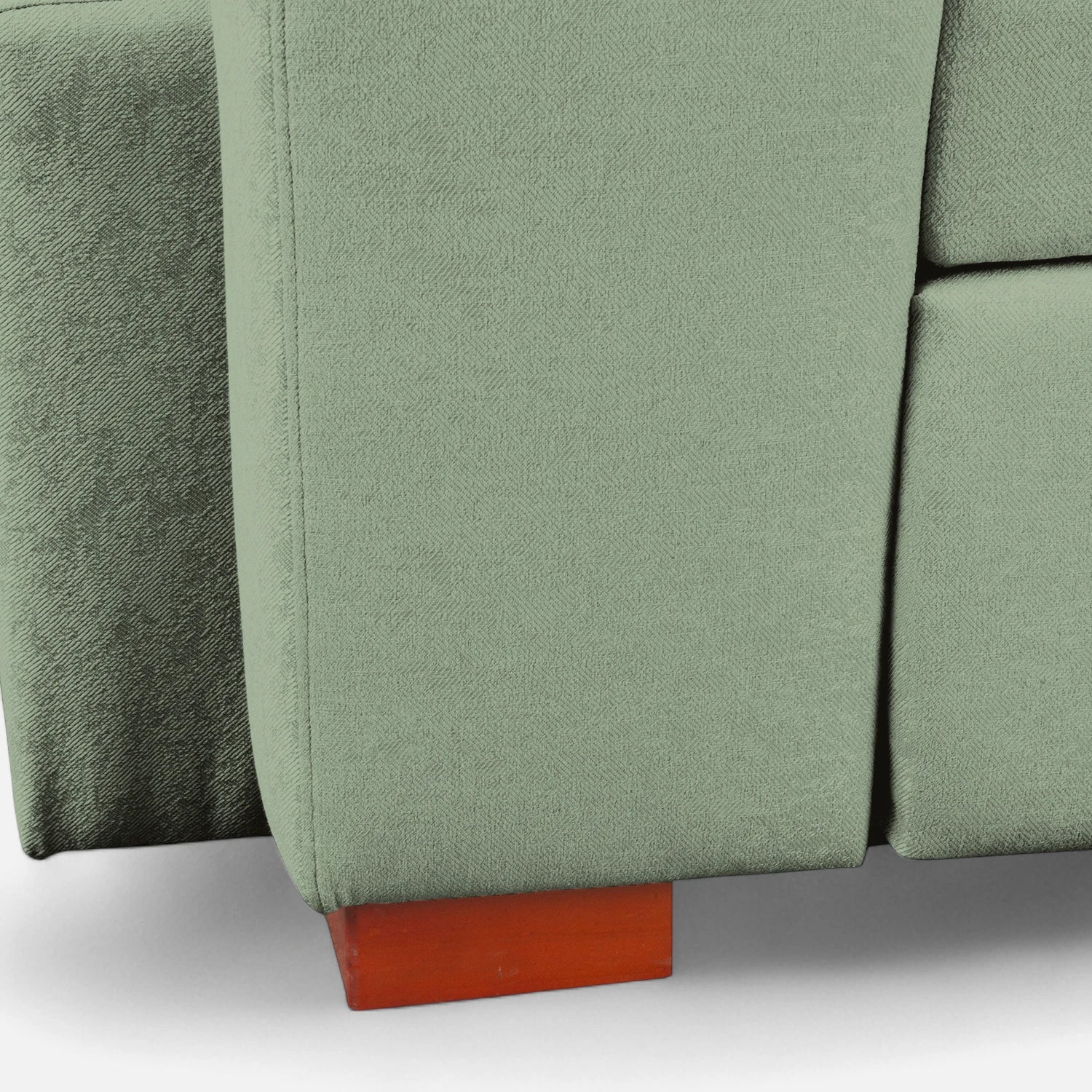 Sofá Cama Romeo - Tela Lino Sidelli Verde Agua