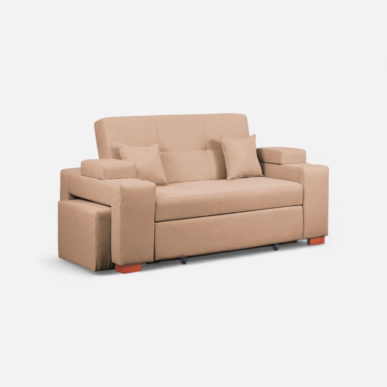 Sofá Cama Romeo - Tela Lino Sidelli Beige