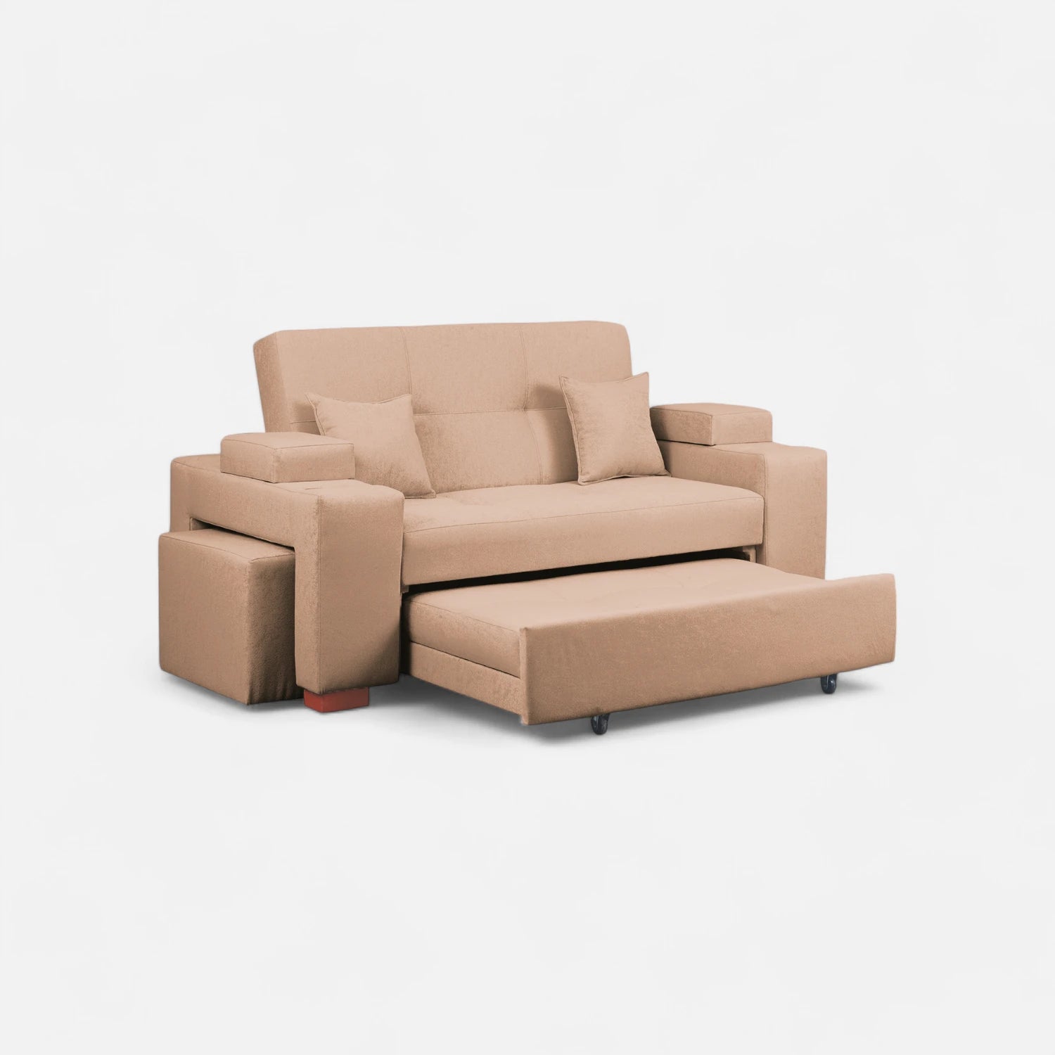 Sofá Cama Romeo - Tela Lino Sidelli Beige