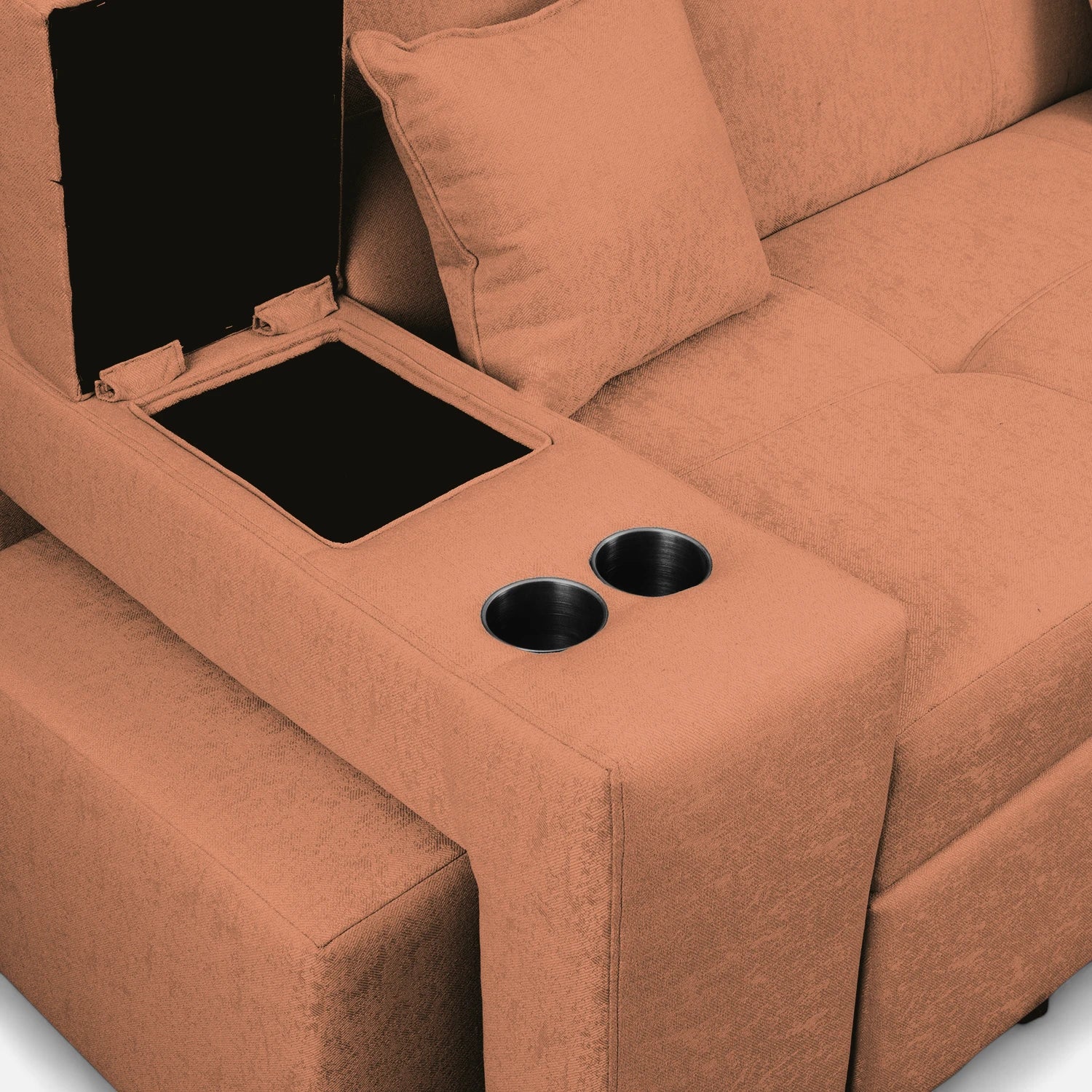 Sofá Cama Romeo - Tela Lino Bahía Mostaza