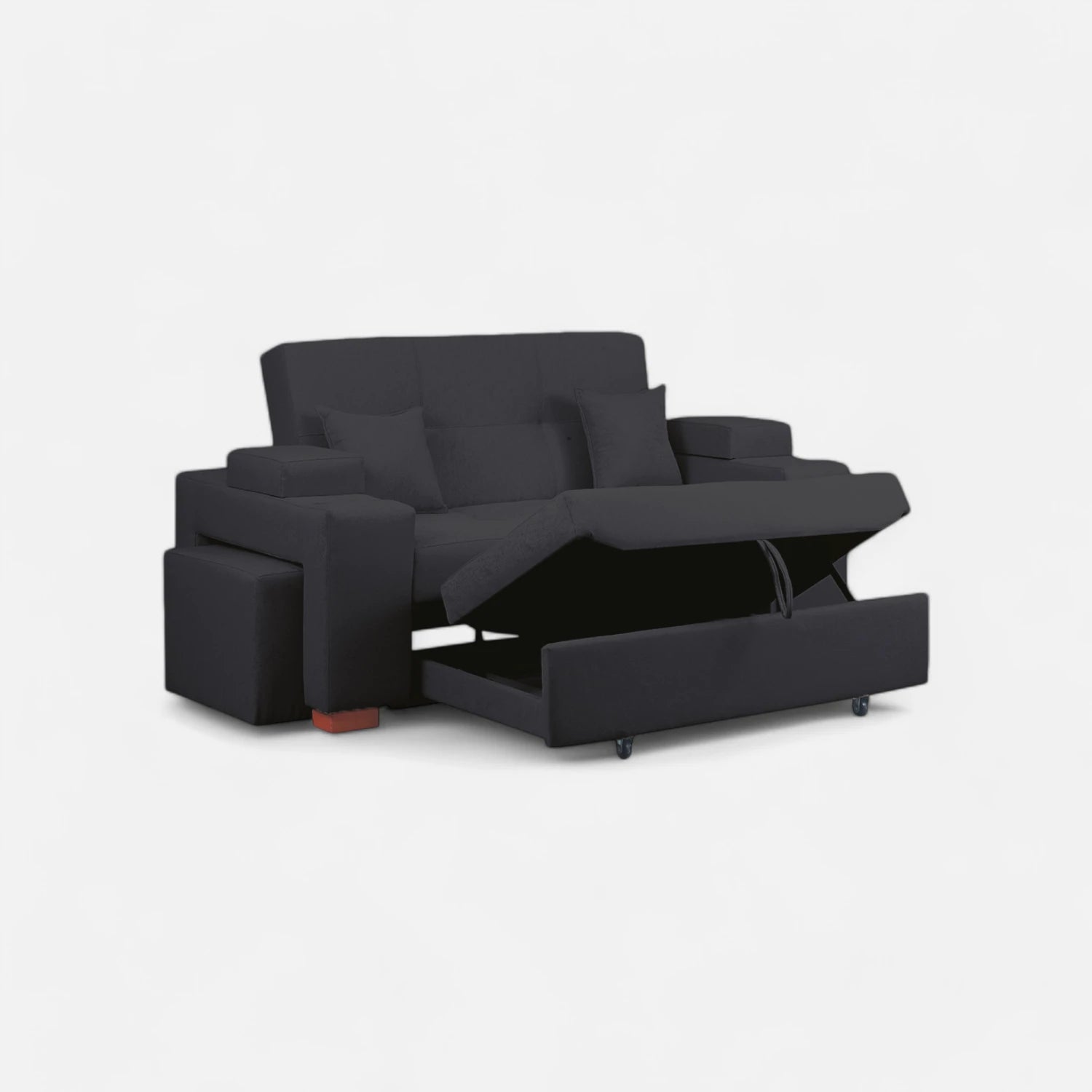 Sofá Cama Romeo - Tela Lino Bahía Marengo