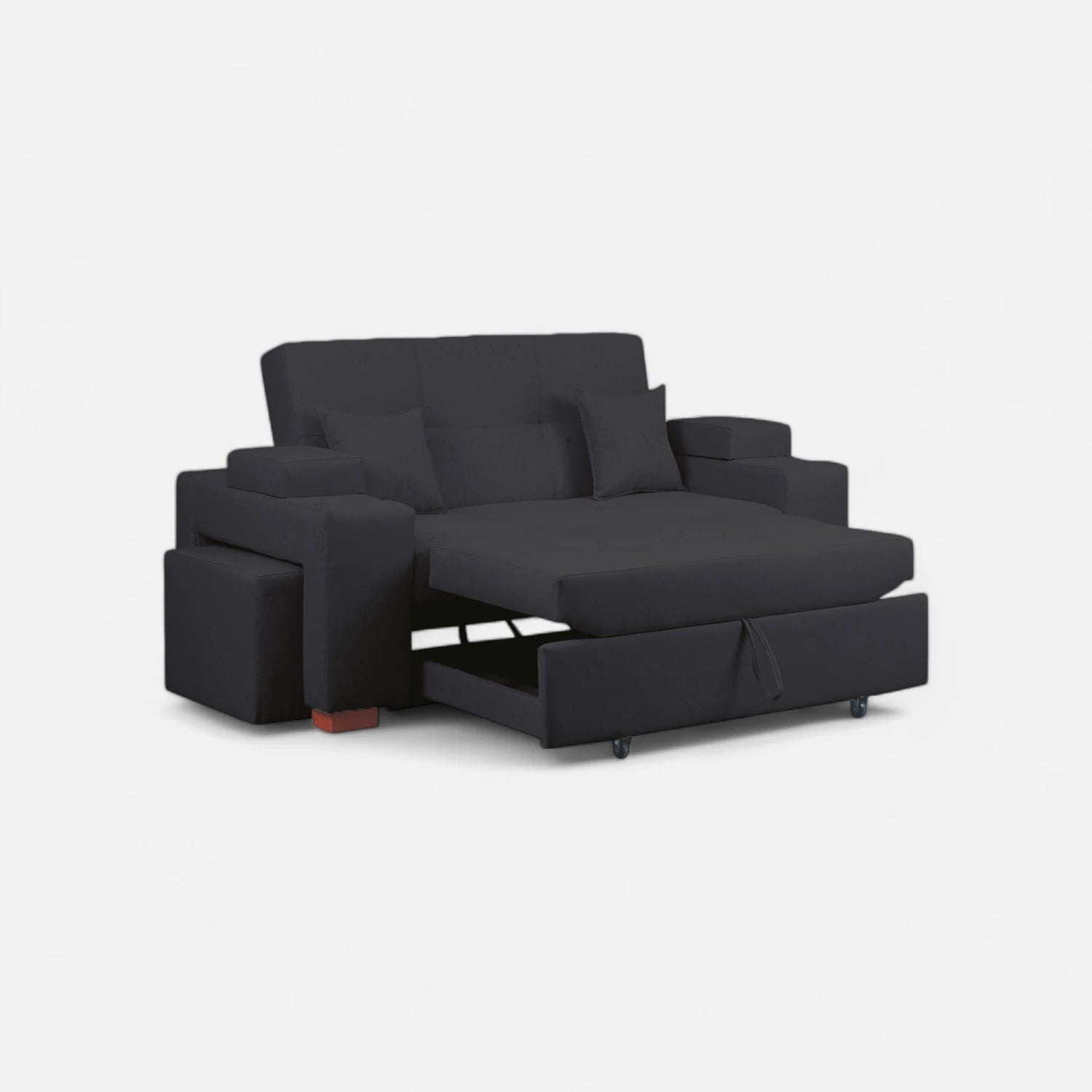 Sofá Cama Romeo - Tela Lino Bahía Marengo