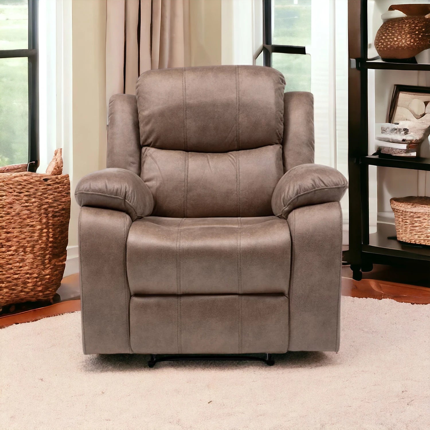 Bergere Thomas en color café claro | mueblesamerica.cl