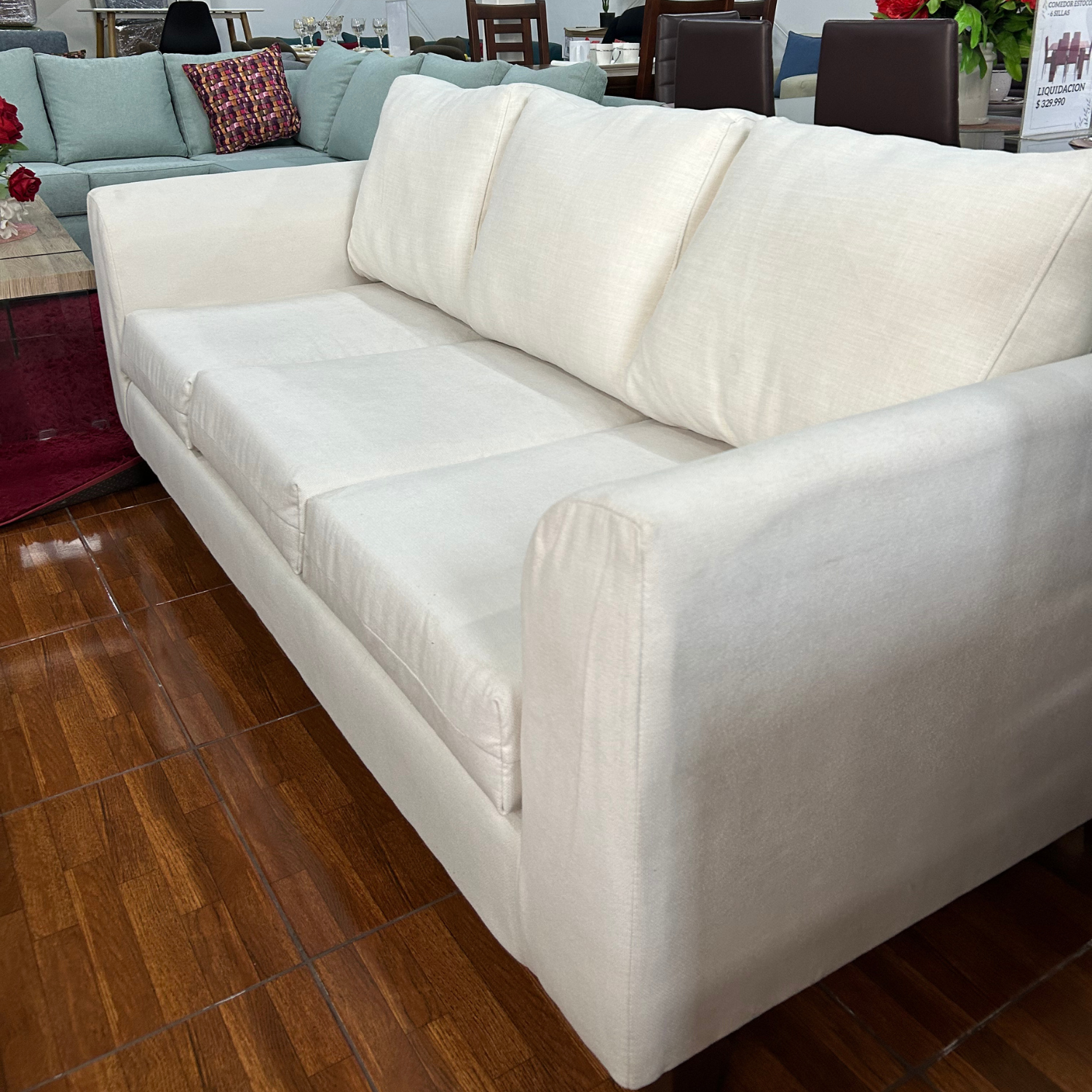 Sofá Verona 3 Cuerpos  - Tela Lino Beige (2da selección)