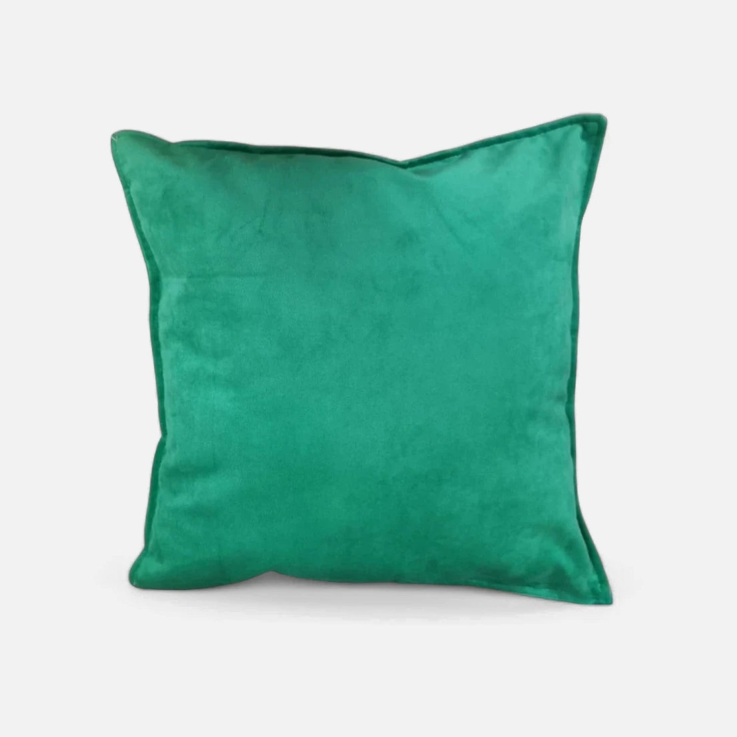 Cojín de felpa verde suave y elegante | mueblesamerica.cl
