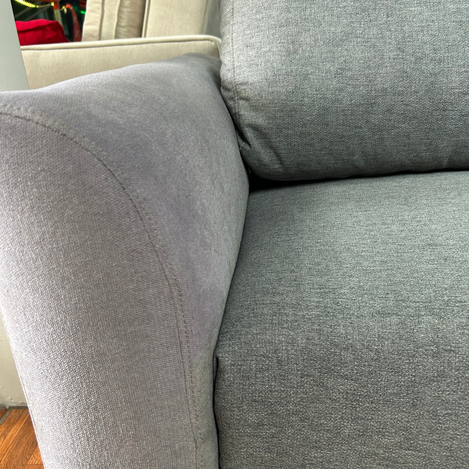 Sofá Lía 3 Cuerpos  - Tela Lino Gris (2da selección)