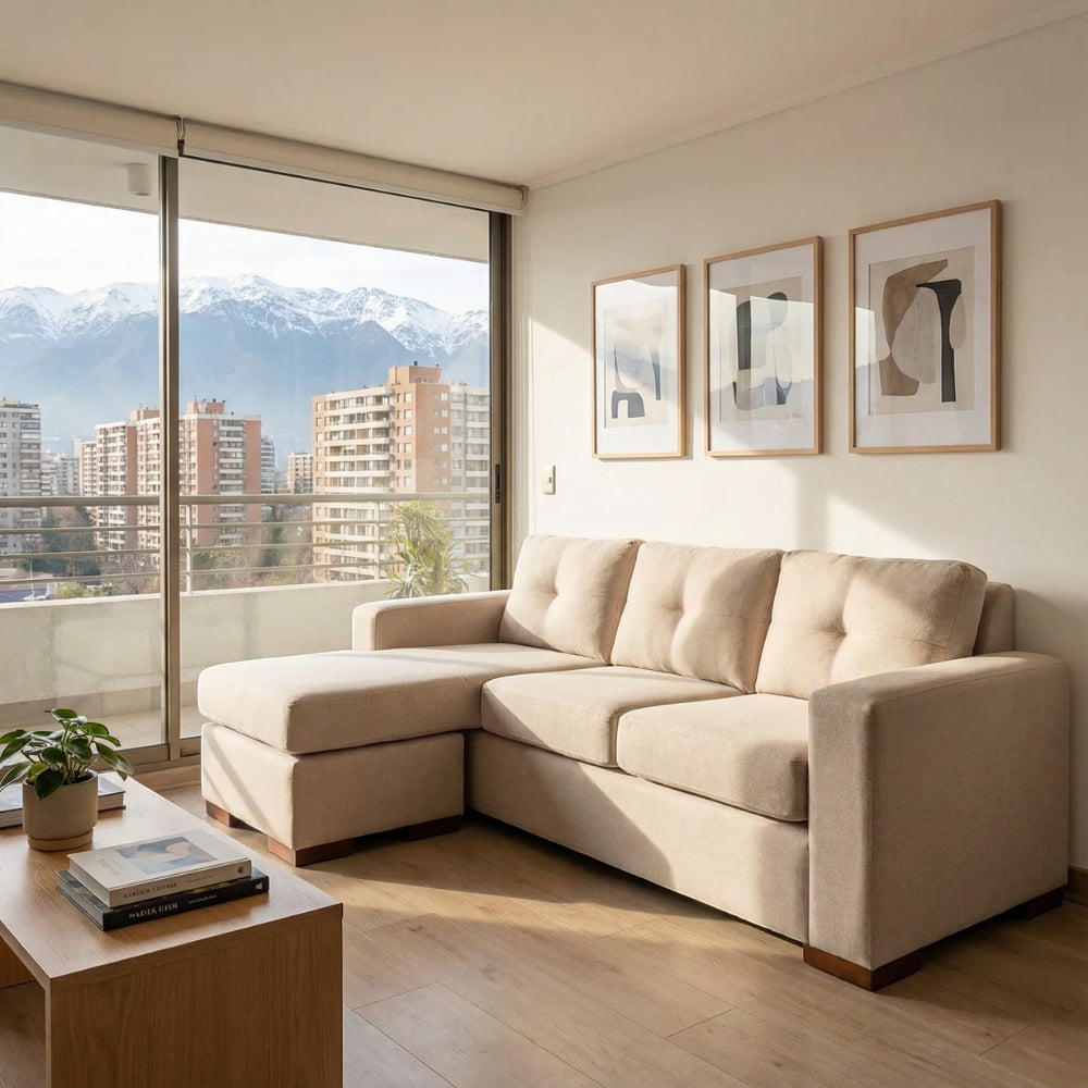 Seccional Magic - Tela Lino Bahía Beige
