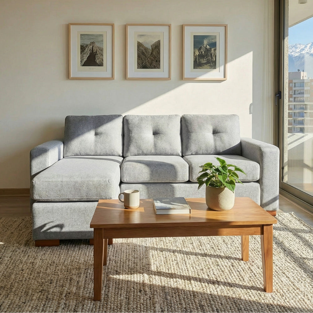 Seccional Magic - Tela Lino Bahía Gris