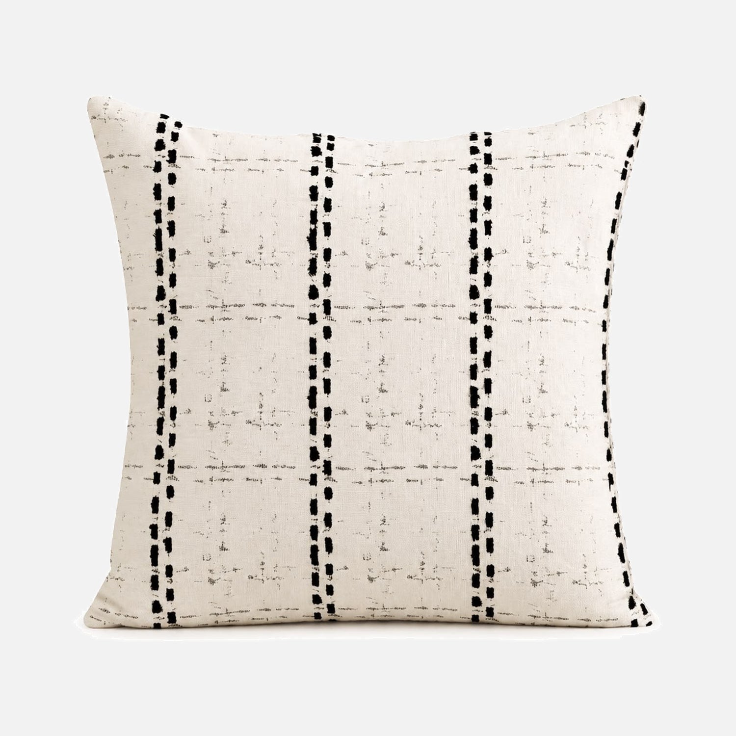Cojín Decorativo Líneas Ébano 50x50cm | mueblesamerica.cl