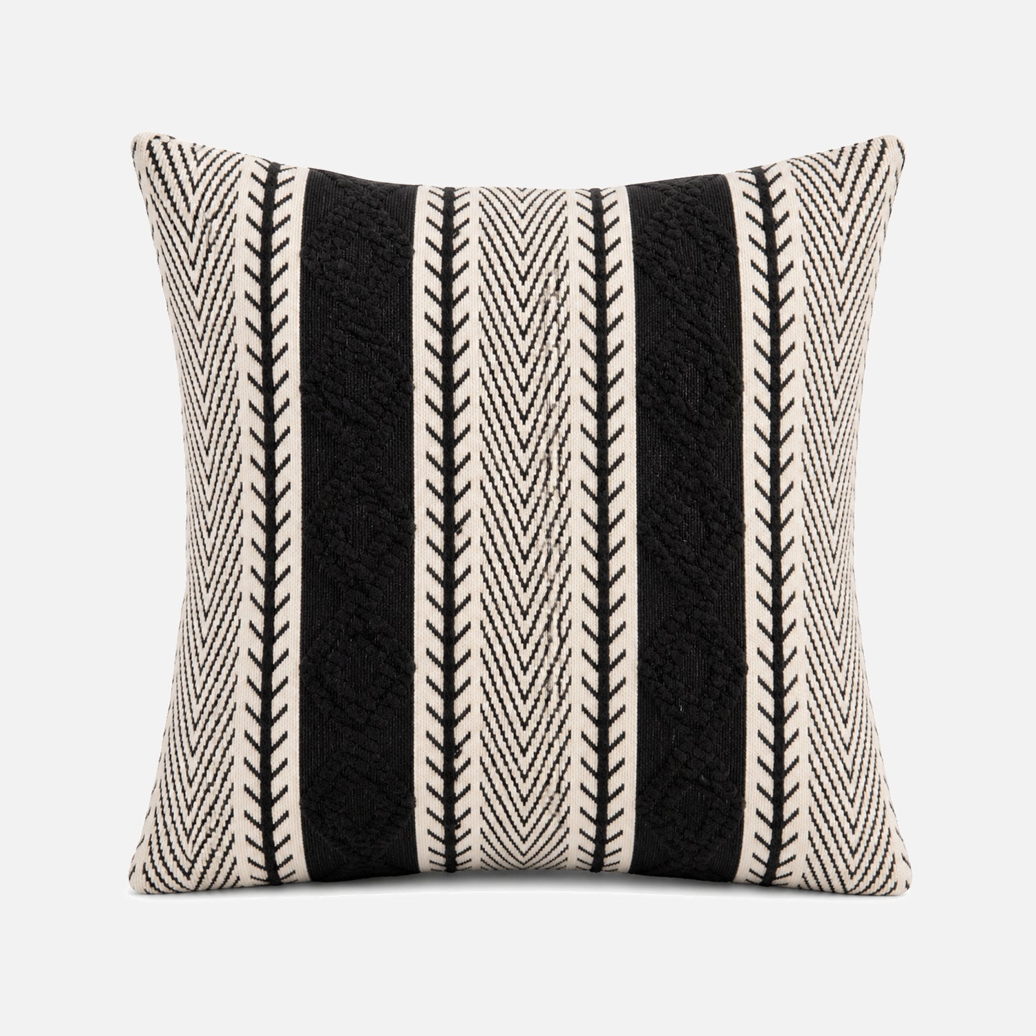 Cojín Decorativo Tribal Negro 50x50cm | mueblesamerica.cl