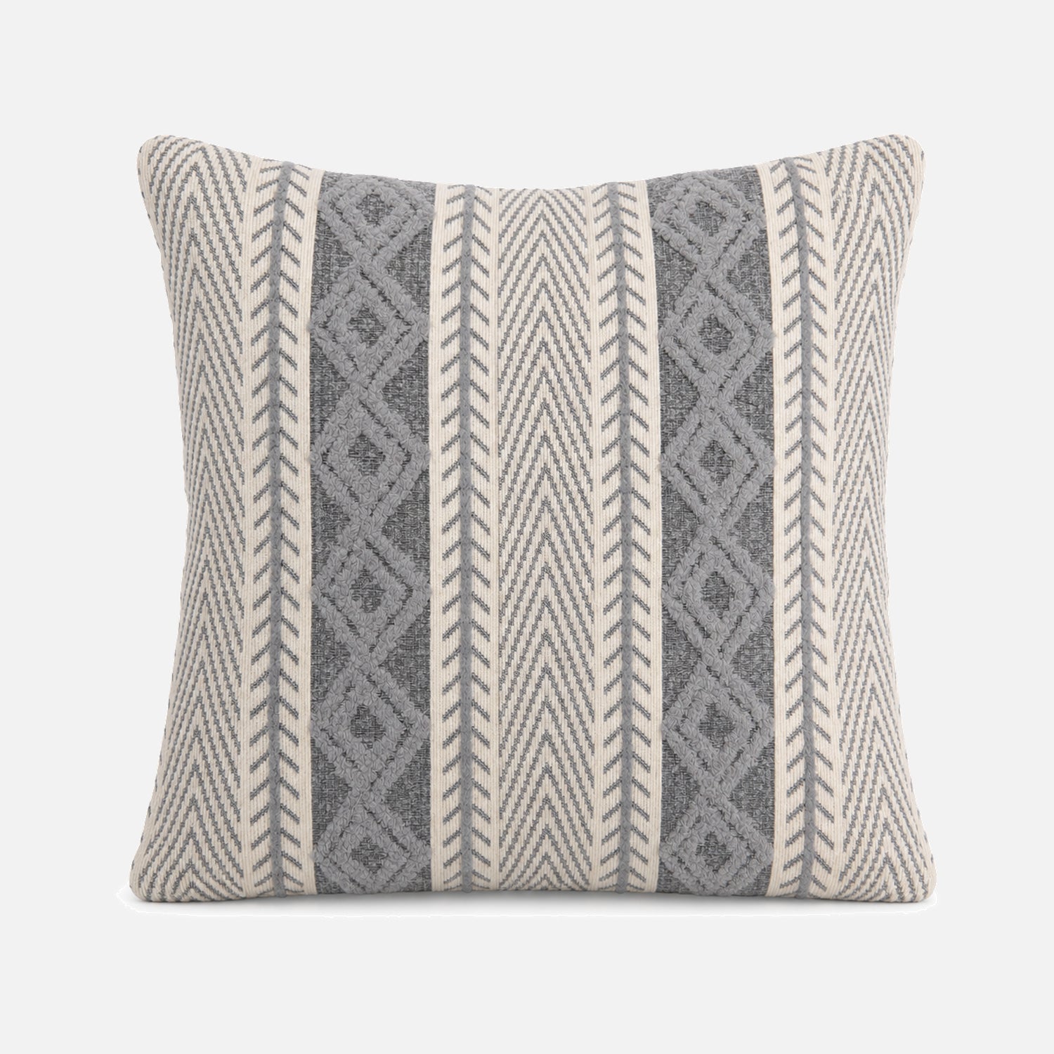 Cojín Decorativo Tribal Gris 50x50cm | mueblesamerica.cl