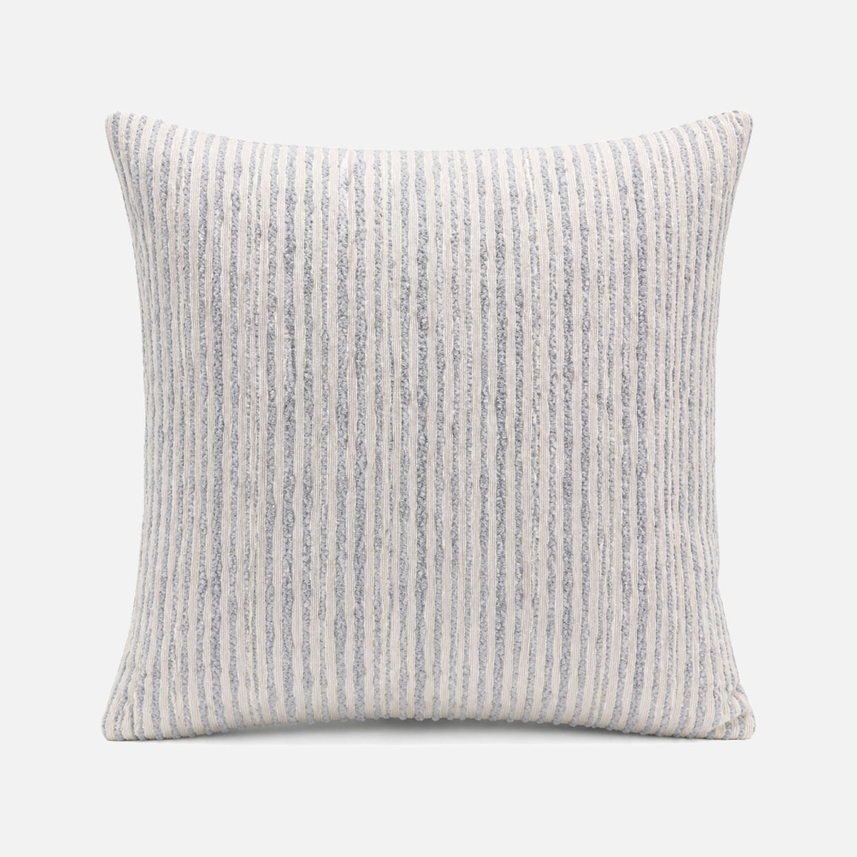Cojín Decorativo Rayas Azul Niebla 50x50cm | mueblesamerica.cl