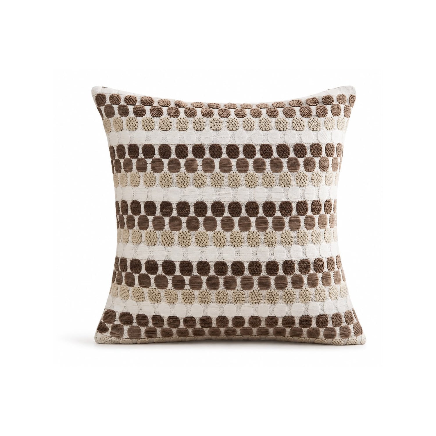 Cojín Decorativo Mosaico Café 50x50cm | mueblesamerica.cl