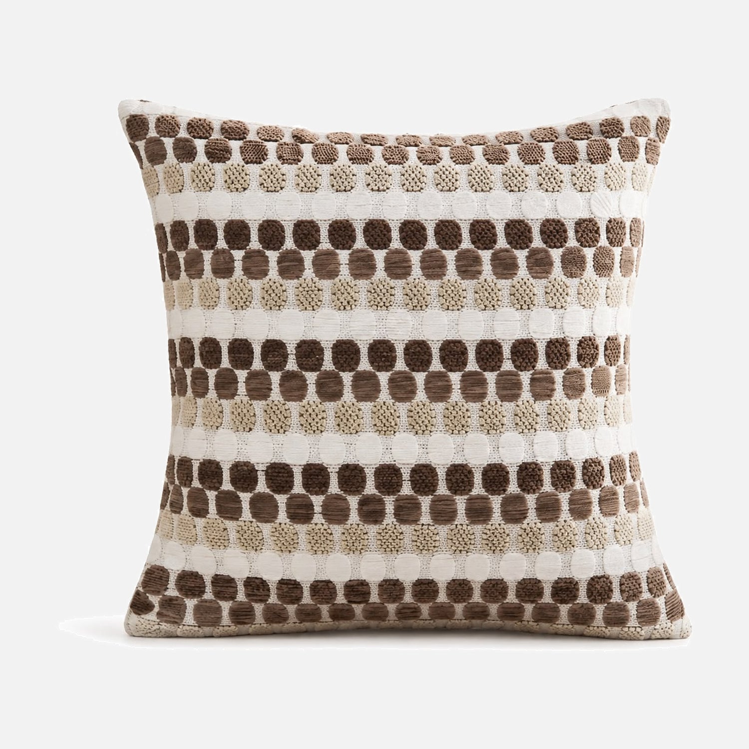 Cojín Decorativo Mosaico Café 50x50cm | mueblesamerica.cl