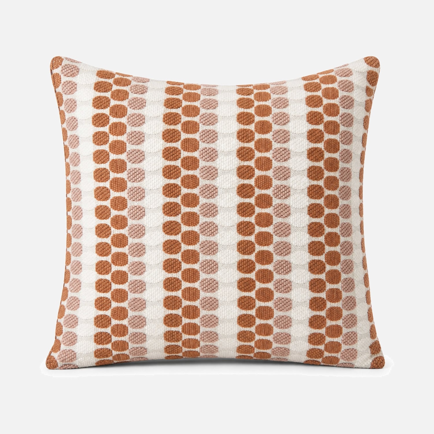 Cojín Decorativo Mosaico Terracota 50x50cm | mueblesamerica.cl