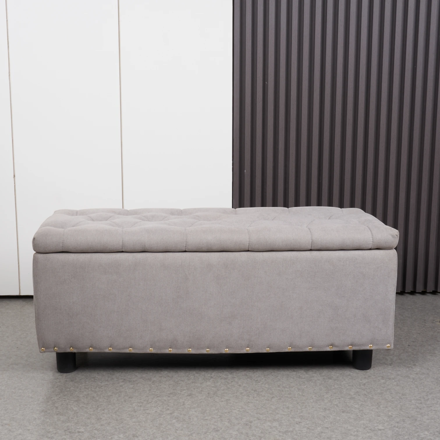 Banqueta Baúl Siena - Gris