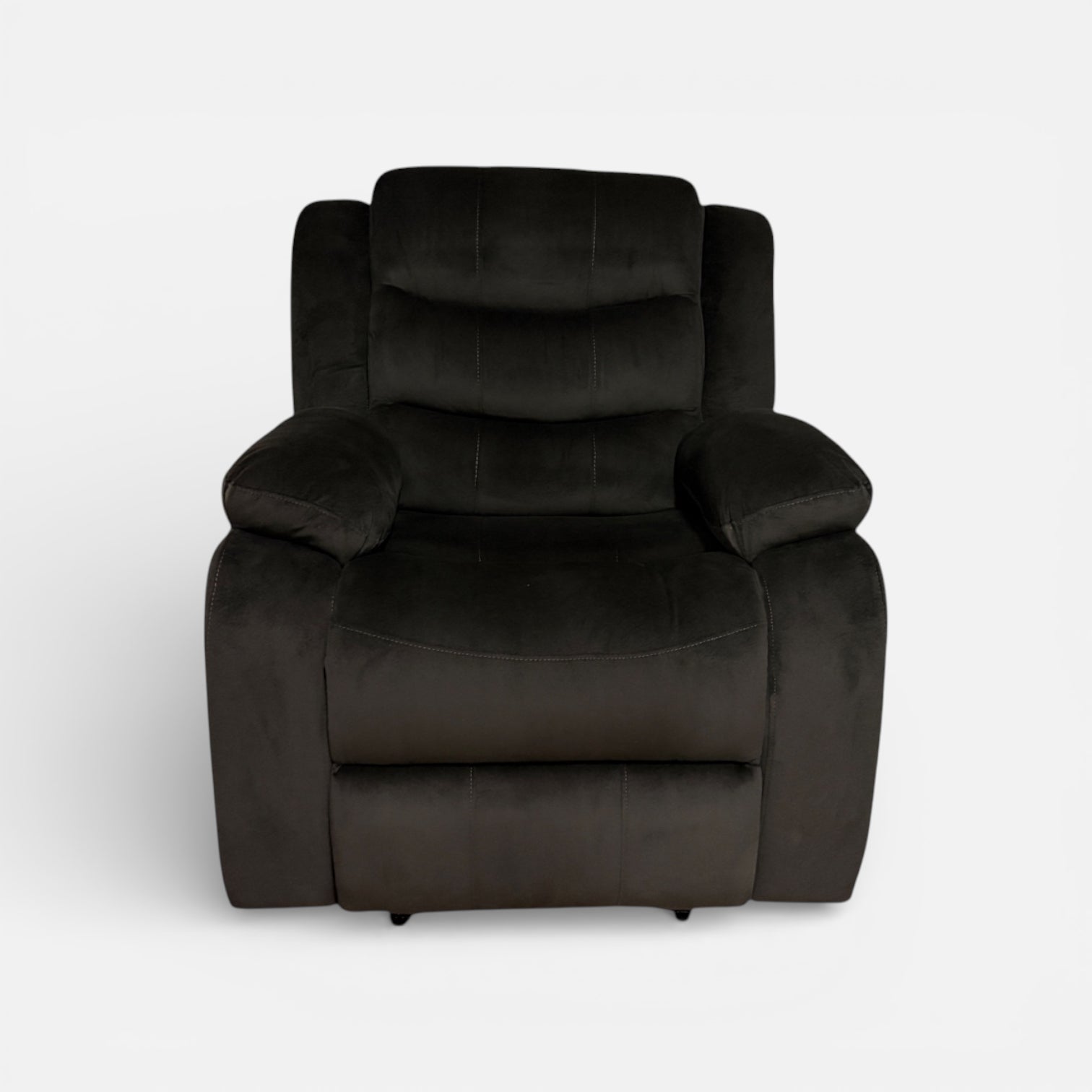 Bergere Matteo en tela felpa café | mueblesamerica.cl